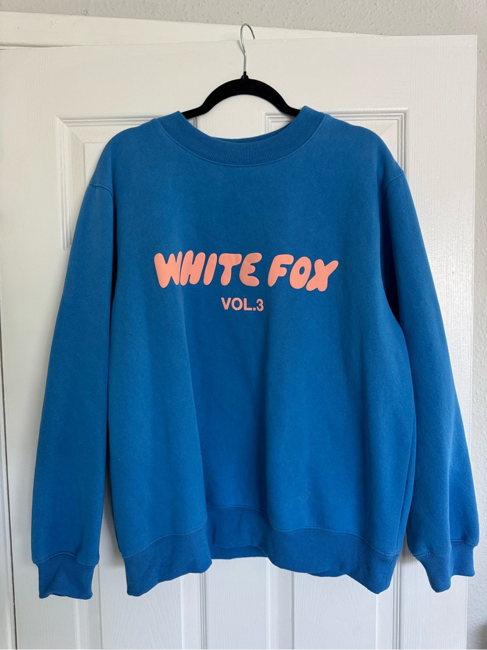 White Fox Boutique Blue Crewneck VOL.3